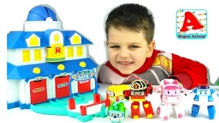 РОБОКАР ПОЛИ Штаб Квартира Robocar Poli Робокар Поли на Русском Robocar Poli Toys Новые Игрушки