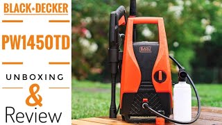 BLACK+DECKER PW1450TD Pressure washer | Unboxing and review