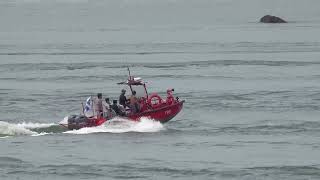 HKFSD 消防處 Daughter Boat of Fireboat 5《FB 51》Crossing the Ma Wan Channel in HK 20260713_C0014