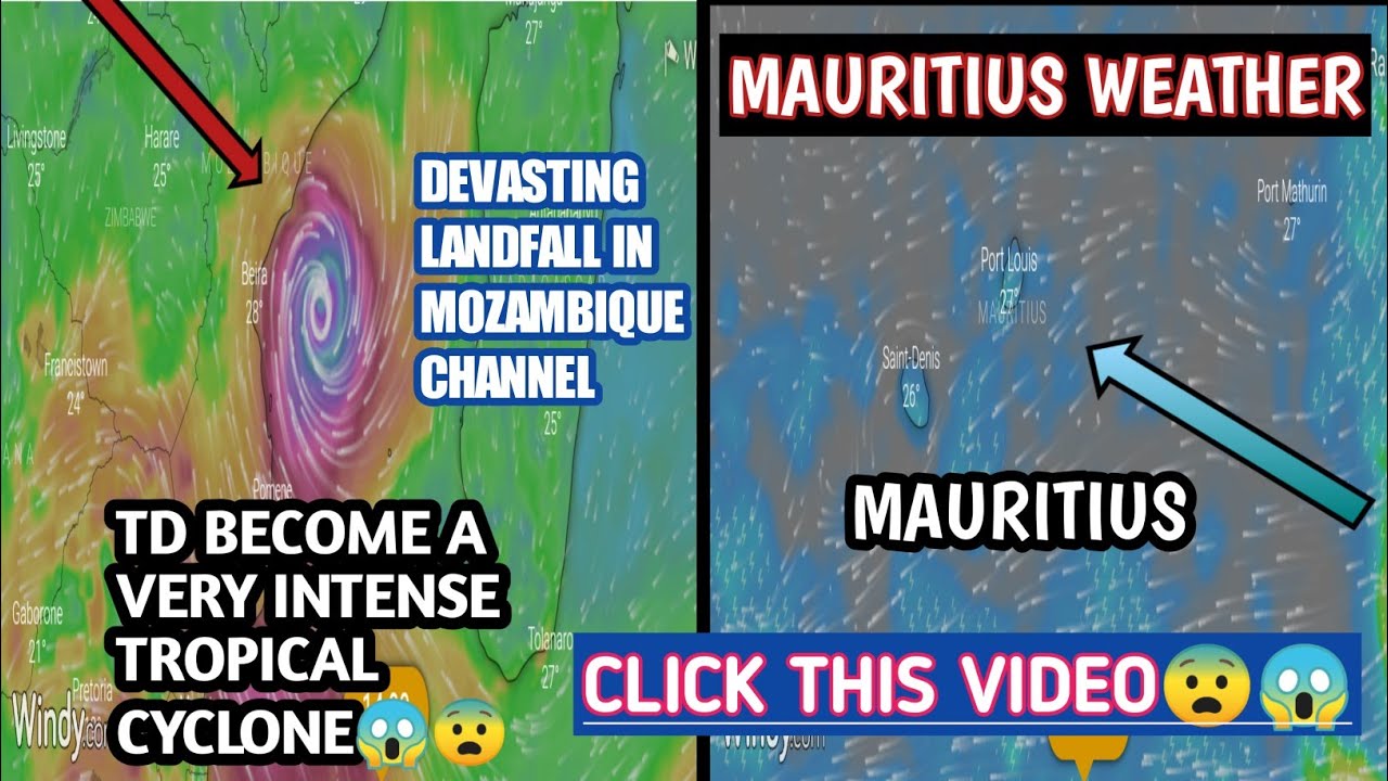 MAURITIUS WEATHER UPDATE//CYCLONE GOMBE UPDATE//DEVASTING LANDFALL IN MOZAMBIQUE CHANNEL//MUST WATCH