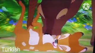 Bambi Ii - The Great Prince Gives A Raspberry Tickle To Bambi Greek And Turkish