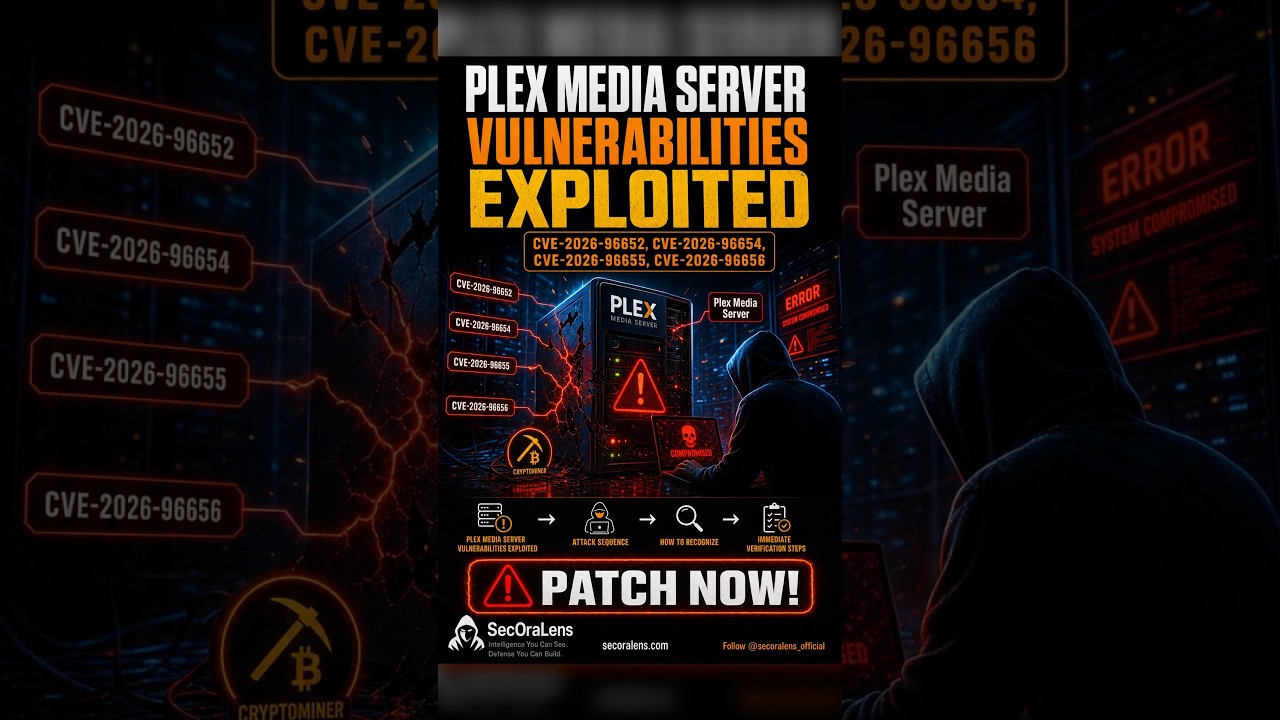 Hackers Exploiting Plex Vulnerabilities in the Wild to Deploy Cryptominer Malware