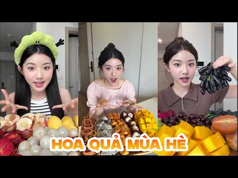 MUKBANG HOA QUẢ MÙA HÈ 🍉🥭✨ Trái Cây Thanh Mát Cực Đã!