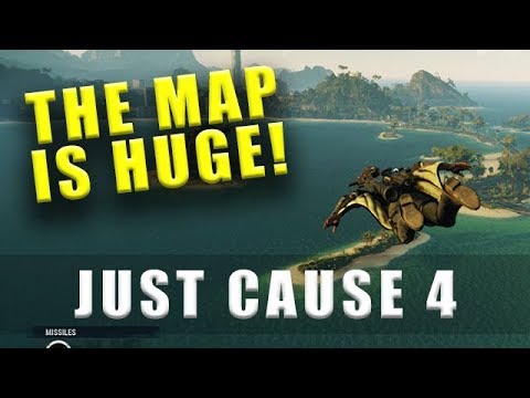 Just Cause 4 map size - Just how big is BIG