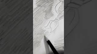 Drawing Inuyasha and Kagome #shorts #kagome #inuyasha #sketch #anime #weeb