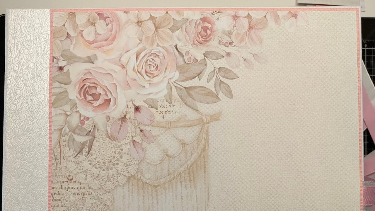 [TUTO] N°2 ALBUM MARIAGE collection "LINEN STORY" de Lemon Craft