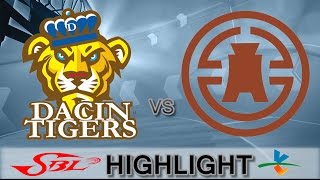 20161209 SBL超級籃球聯賽 達欣VS台銀 Highlight