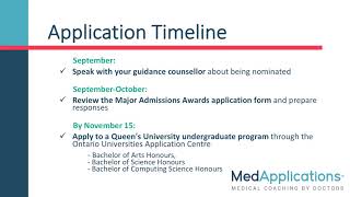 QuARMS Application 101: How to Get Accepted to Queen’s University Accelerated Route to Med School