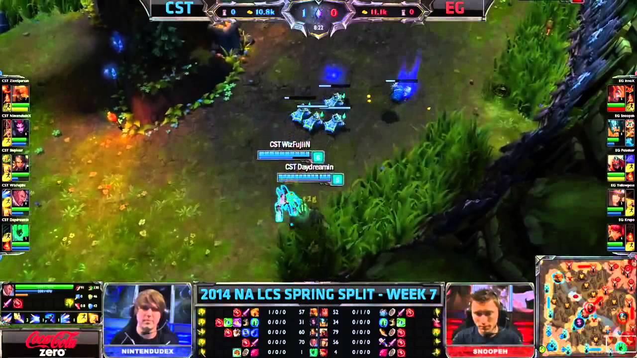 Team Coast vs Evil Geniuses  LCS NA W7D1   CST vs EG VOD