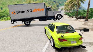 High Speed Cars Crashes And Jumps #18 - BeamNG Drive