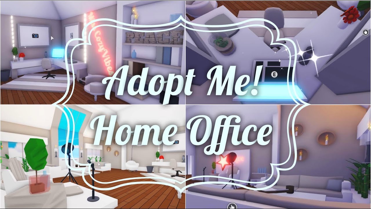 Home Office In My Millionaire Mansion Speed Build & Tour Adopt Me