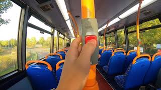 Clicking stop button in the bus/Reactions/Prank