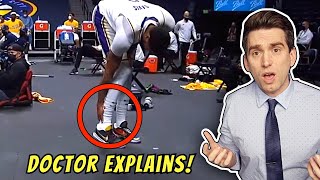 Anthony Davis SCARY Achilles Injury - Doctor Reacts to Injury and Explains What Happened! Another Painful Injury For Anthony Davis Doctor Explains