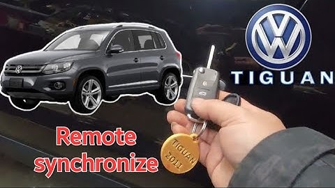 How to program or synchronize your key fob to your Volkswagen tiguan 2011