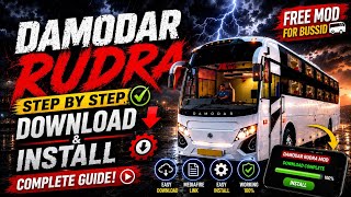 🔥 How to Download & Install Damodar Rudra Mod in BUSSID | Step-by-Step Guide (2026)