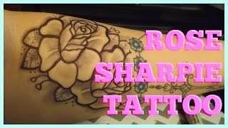 Rose Sharpie Tattoo | Sharpie Tattoos