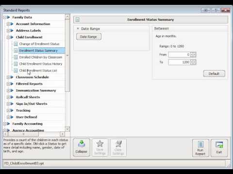 Video Procare Child Waiting List & Enrollment Reports - youtube