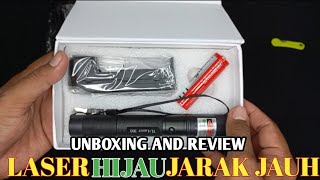 Laser Hijau Jarak Jauh Sampe Ke Bulan || Unboxing And Review Green Laser Pointer -Mang Sandi screenshot 1