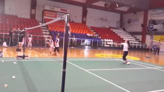 Samsun Başarı Koleji Badminton antrenmanı