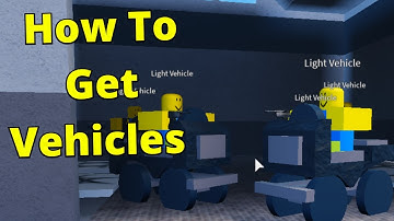 How To Get Vehicles [Noob Army Tycoon]