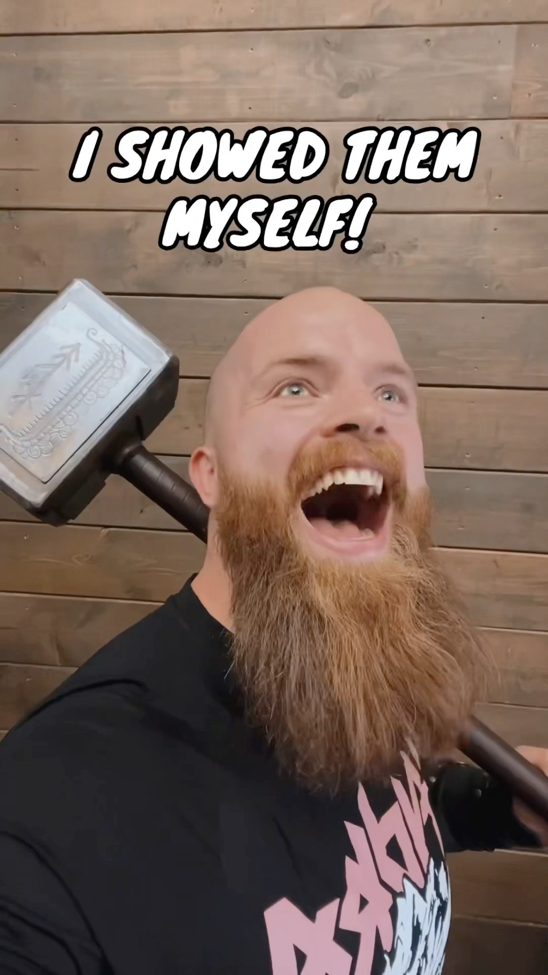 I apologize for nothing… HAMMAR!! ???⚒️ #vikings #nerd #gym #hammer