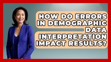 How Do Errors in Demographic Data Interpretation Impact Results? | Demographic Data Answers News