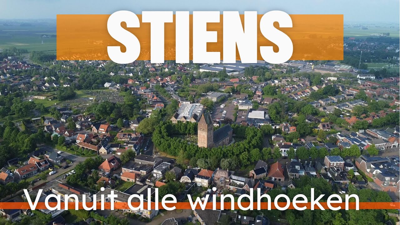 Stiens vanuit de lucht 4K