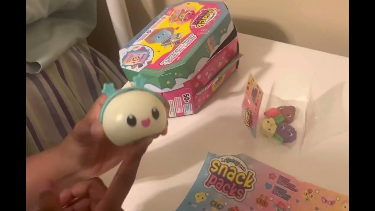 My squishy little snack packs YouTube