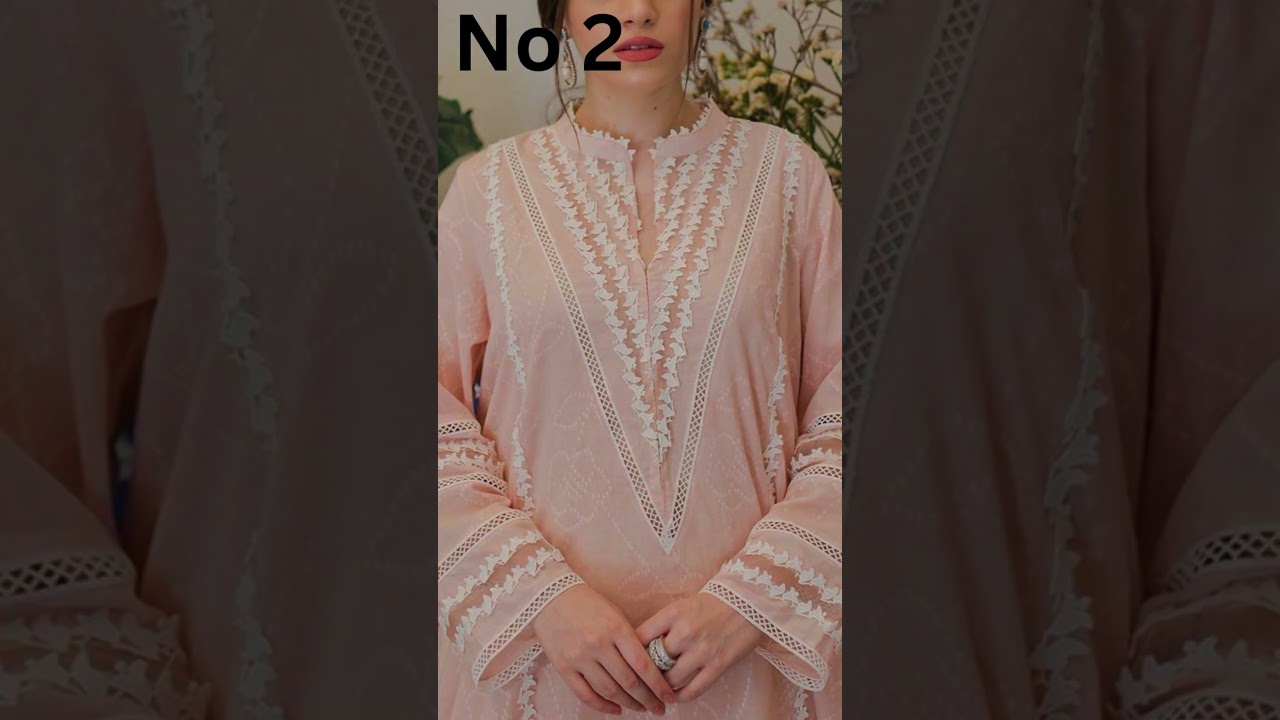 Plain Kurti Neck Designs 2025