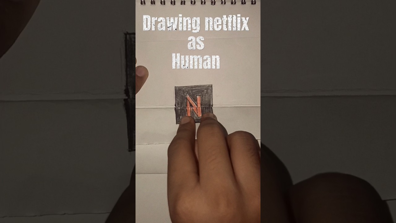 Draw Netflix in Real Life 🥵🔥