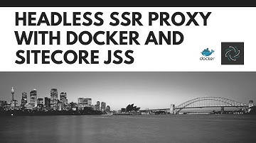 Sitecore JSS Headless SSR Proxy with Docker