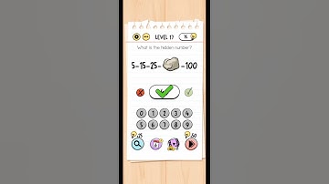 Brain Test Level 17 | What is the Hidden Number? (Correct Answer & Solution)