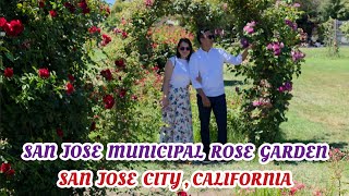 The Municipal Rose Garden of San Jose California 