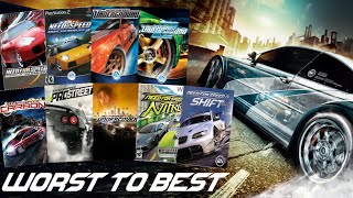 Ranking EVERY Need For Speed Game From the 2000s WORST TO BEST (Top 10 Games)