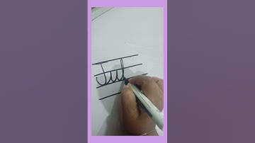 how to write months name in cursive #howtowritecursivestepbystep