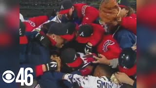 Braves fans flock to Truist Park to watch Game 1 in Milwaukee