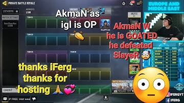 iFerg reaction on AkmaN back to back 3 wins in  $ 25,000 tournament 🤯| iFerg reacts | AkmaN | iFerg