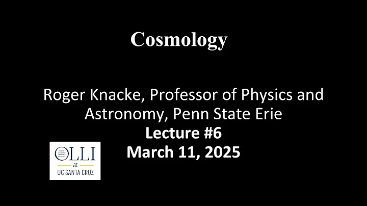 Cosmology Lecture 6• The First Stars and Galaxies in the Universe