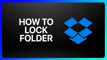 How To Lock Dropbox Folder Tutorial