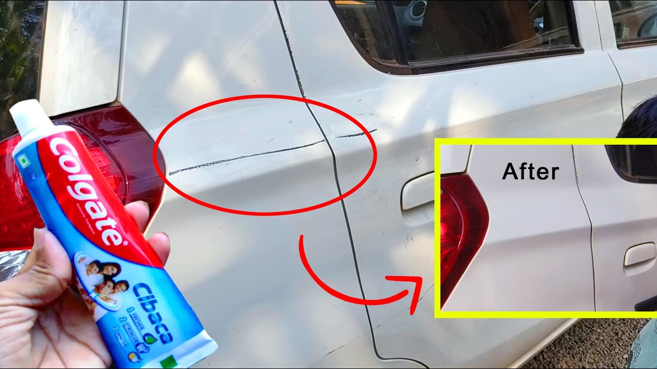 Easy Way to Remove Scratches From Your Car Using Toothpaste 