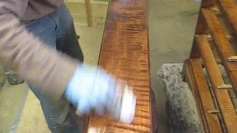 Finishing a Curly Maple Chest of Drawers - Thomas ...