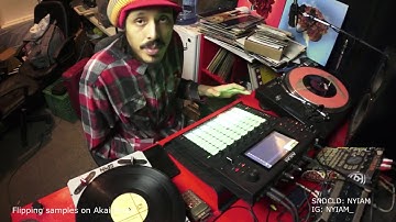 Chopping samples on Akai Force - beatmaking - Hiphop