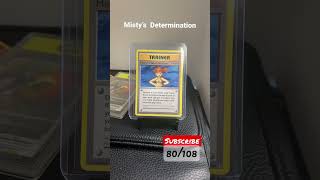 Pokémon Trainer Misty Determination Card - 80/108 #shorts
