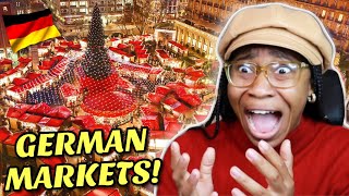 AMERICAN REACTS TO GERMAN CHRISTMAS MARKETS FOR THE FIRST TIME!!! 🤯🎄(THERE ARE SO MANY?!)