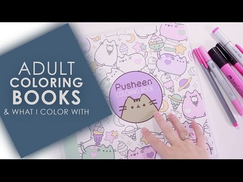 Adult Coloring Books x What I Use To Color