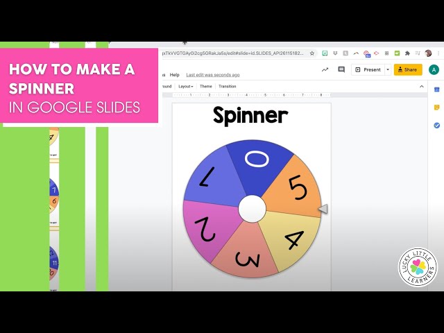 TUTORIAL] Make a Randomized SPINNING WHEEL of NAMES in Google Slides (Easy  Method!) 