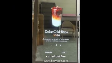 30 inch transparent OLED kiosk