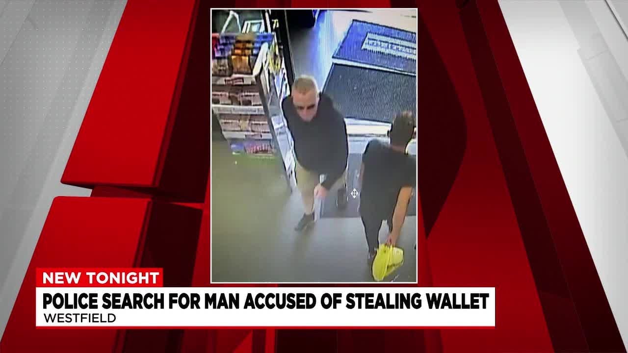 Police search for man accused of stealing wallet - YouTube