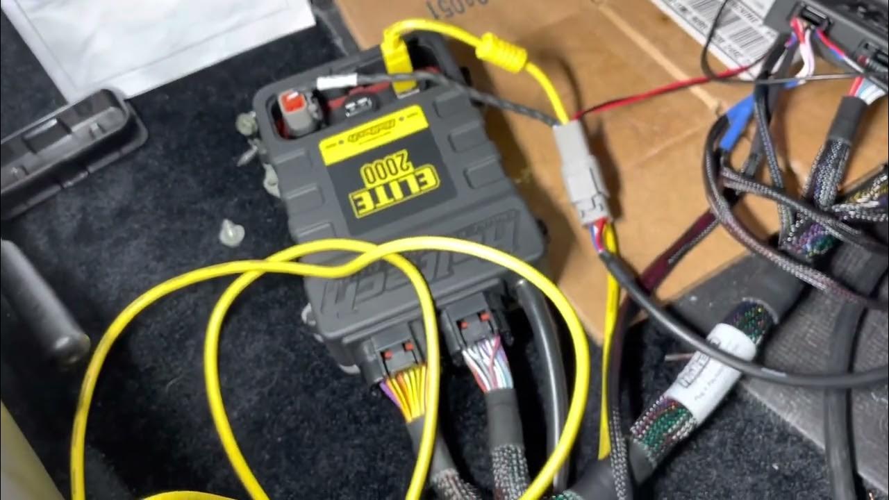 300ZX Haltech Elite Flex Fuel Layout (post-install) - 1991 Z32 Twin