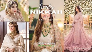 Classy Nikkah Outfit Designs||Elegant ideas for Big Day||Latest Pakistani Couple Nikkah Wear 2024